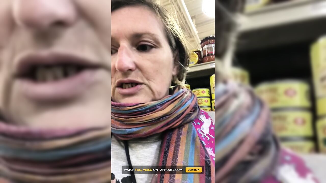 Flashing My Tits in Supermarket to Show You How Cold It Was!