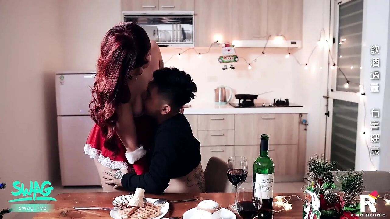 Santa Girl Uses Her Pussy to Satisfy Guys’ Desires