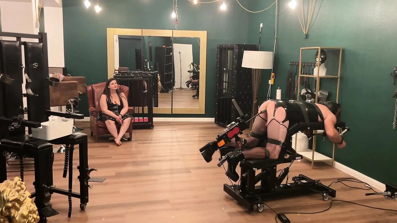Fetish Lofts Hardcore Anal Session with TV Slave Part 4-4