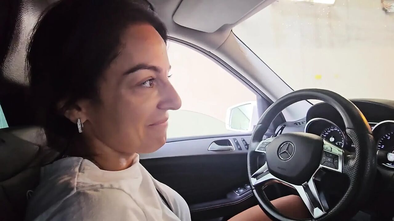 She Takes My Cock in Her Hand While We're Stuck in Traffic on the Highway