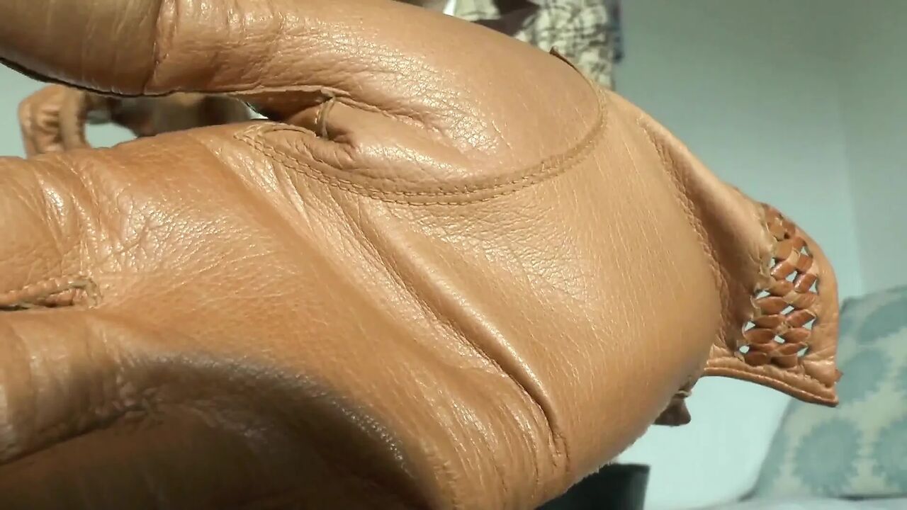 Prelude to a Session: Sniffing Leather Gloves Before the Whip Cracks! Lady Victoria Valente