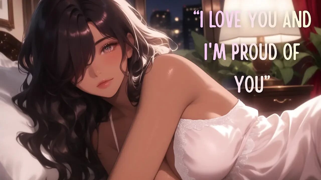 Wife Comforts You After a Hard Day at Work (Mouth Sounds) (Moaning) (Kisses) (Cuddle) ASMR