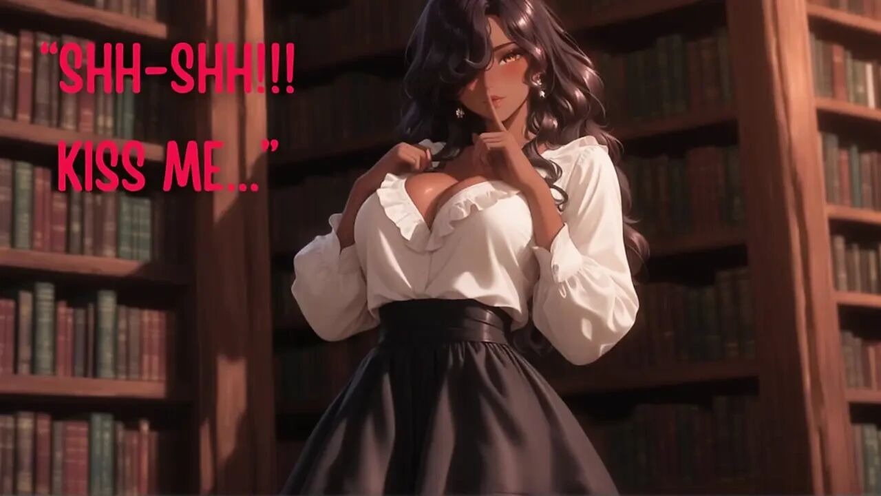Librarian Girlfriend Kissing You While Working (Mouth Sounds) (Moaning) (Writing) (Playful) ASMR
