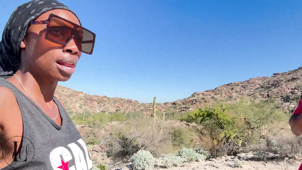 Ebony Couple Hiking Fresh Air and Pornstars