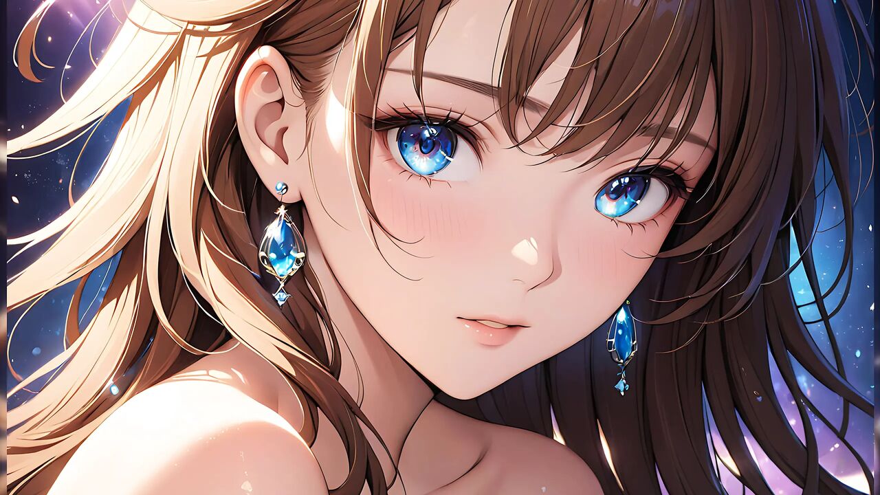 Quiet Joy: a Beautiful Young Woman in Magical Light