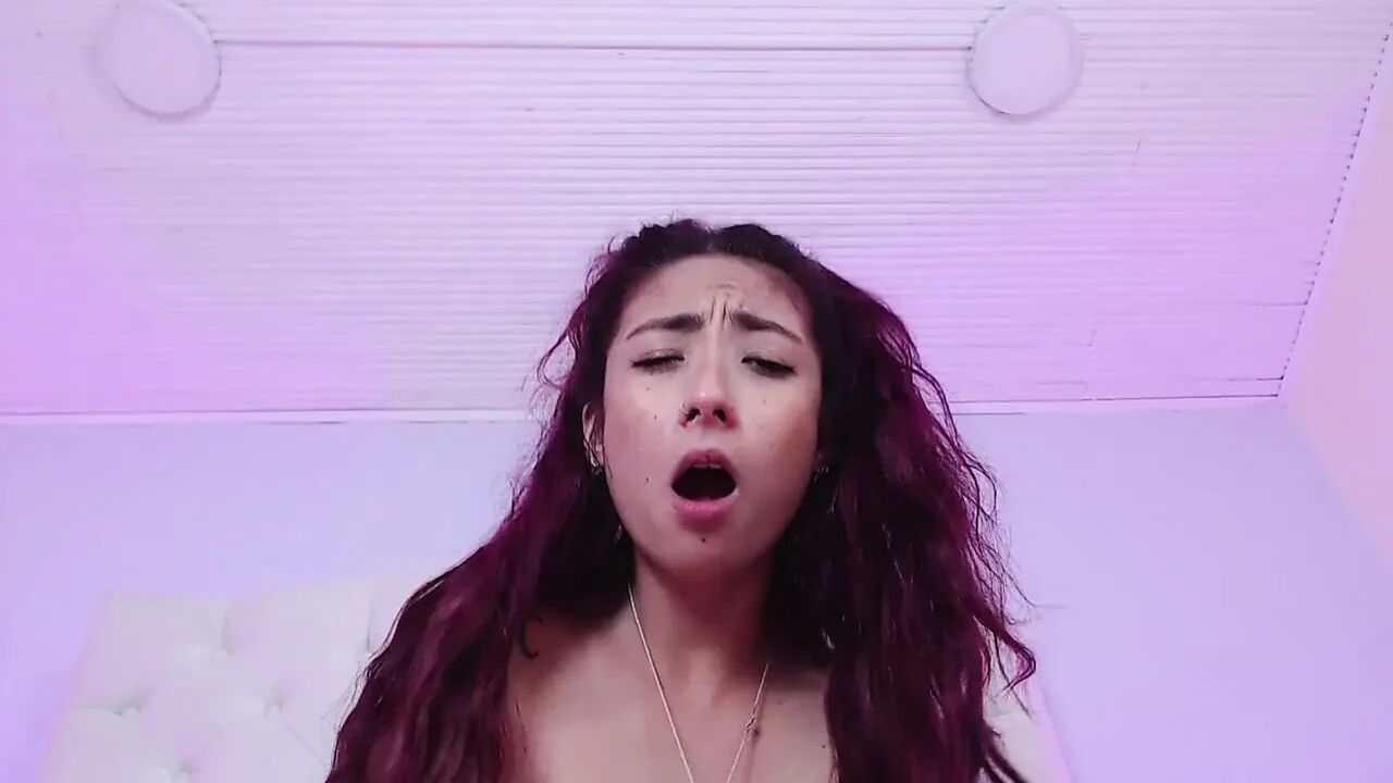 BLOWJOB LINGERIE PURPLE WITH MY BIG DILDO