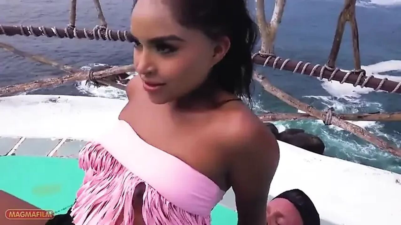 Mexican Girl with Small Titties and Trimmed Bush