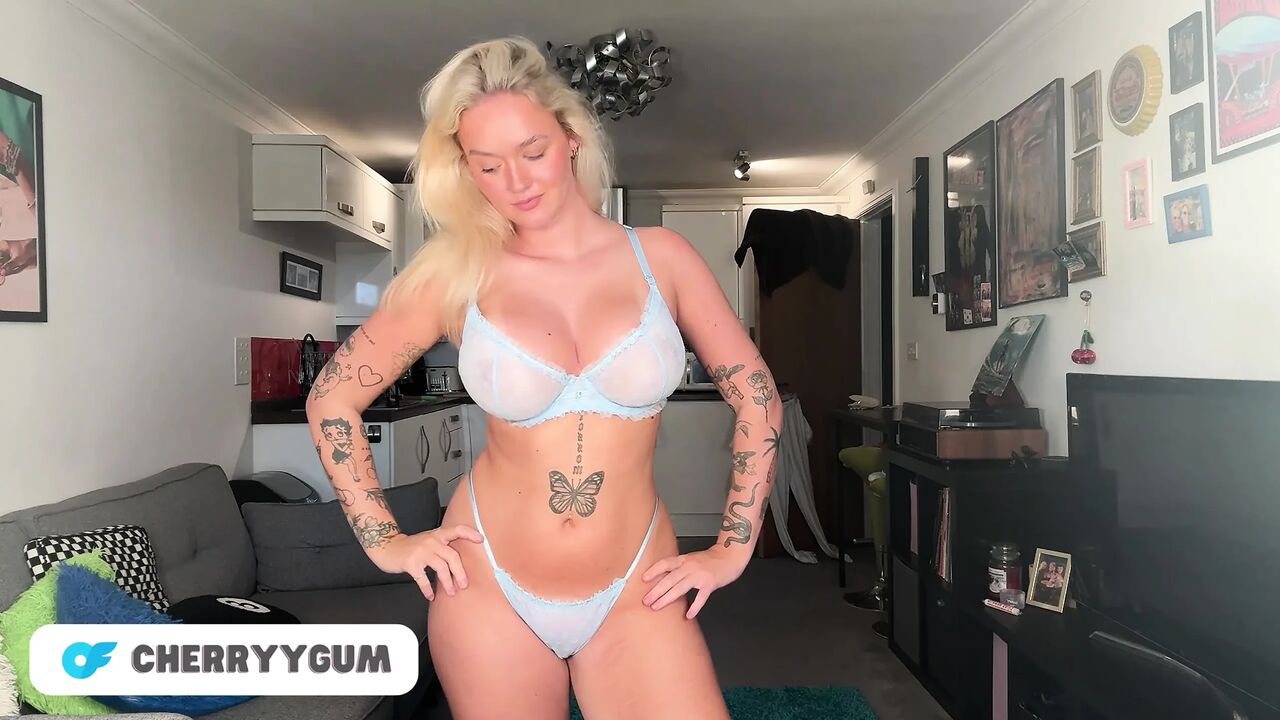 NUDE Curvy Teen Try On See Through Bikini and Lingerie