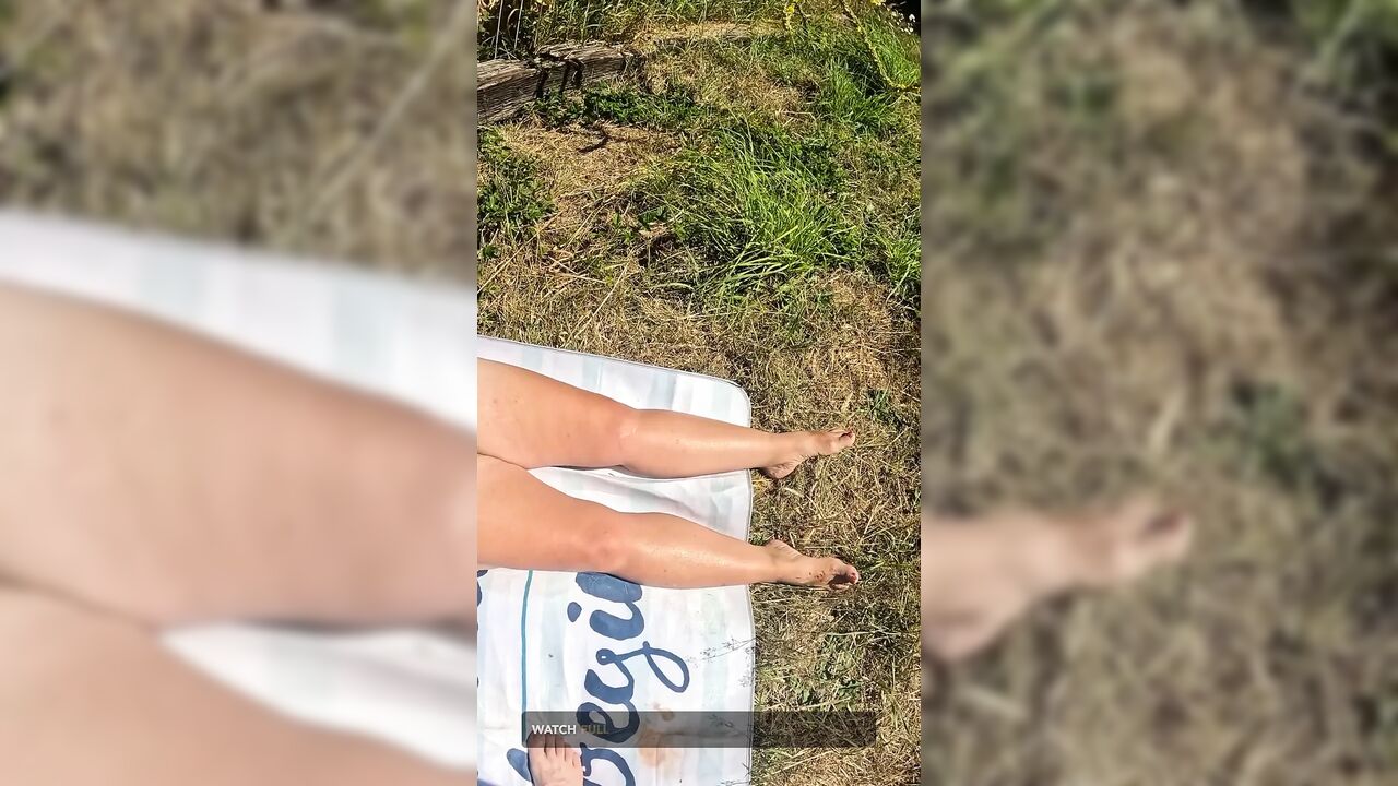 Nude Sunbathing. I Really Want to Encourage Others to Go Offline and Enjoy Real Life