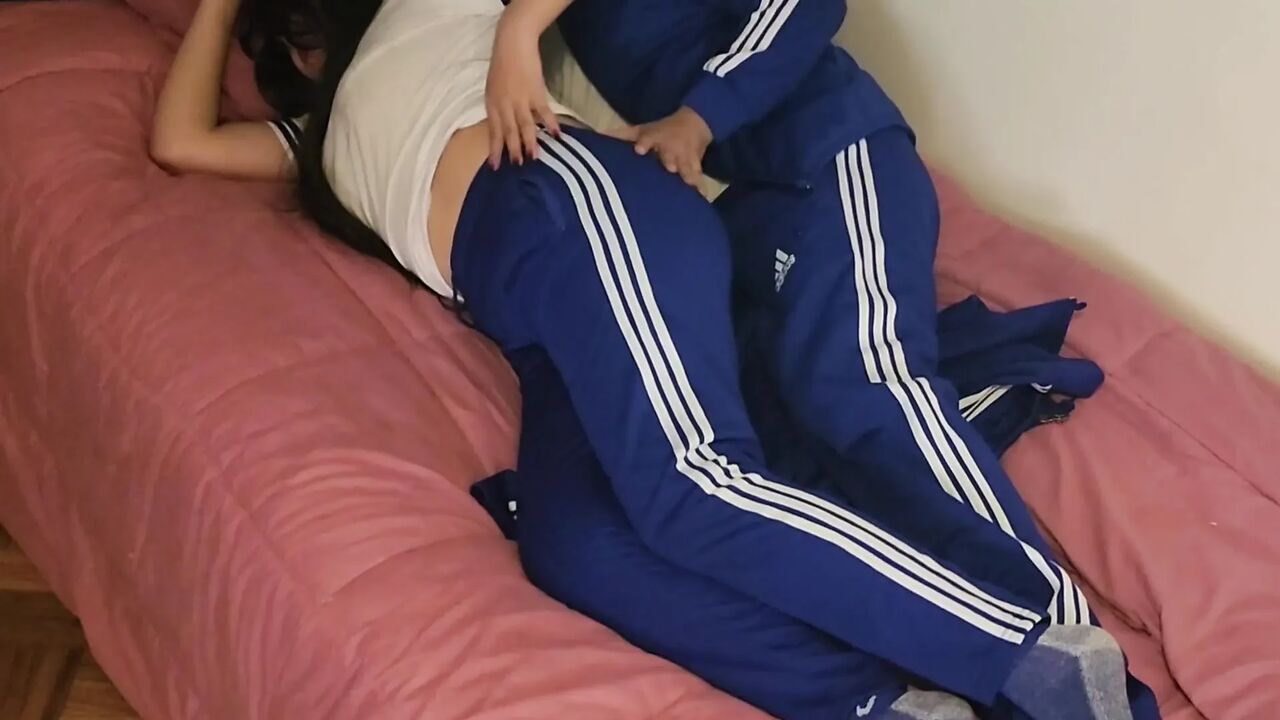 Schoolgirl caught her boyfriend with another girl, and sent him this video of her fucking her classmate