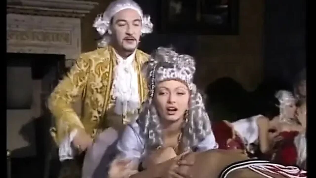 Depraved habits and orgies in the XVIII century