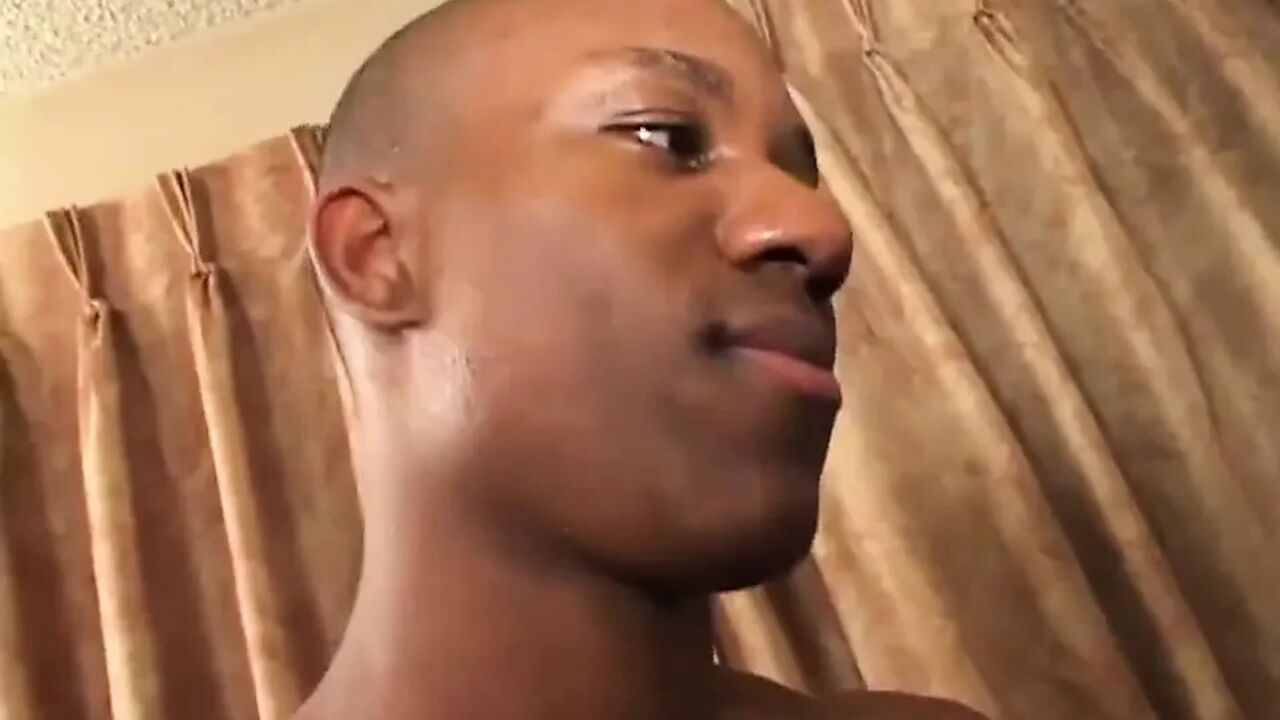 Black cock in black pussy...cum in mouth