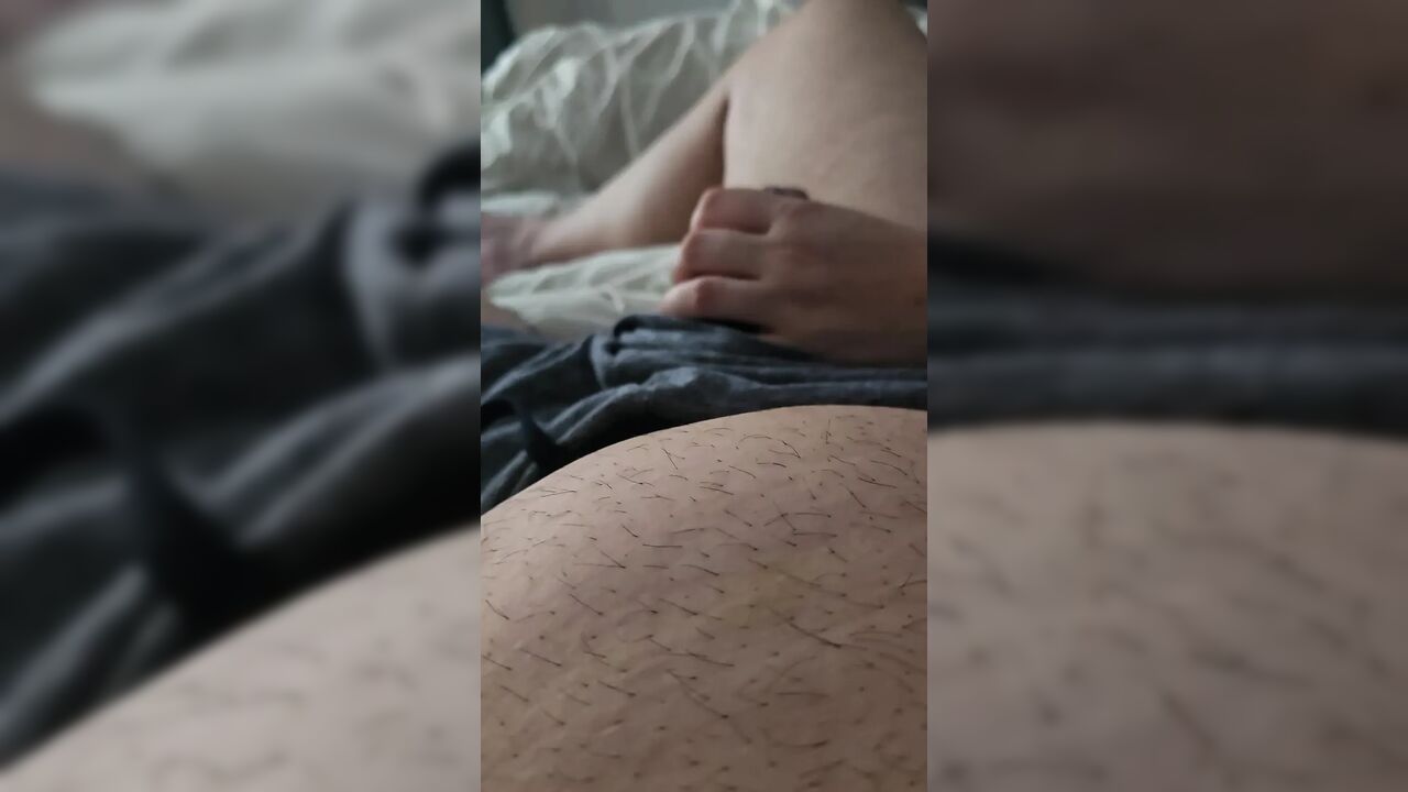 Step mom can't resist and pulled out step son dick for a quick handjob