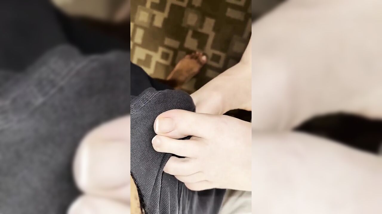 Sexy Slut Foot Job