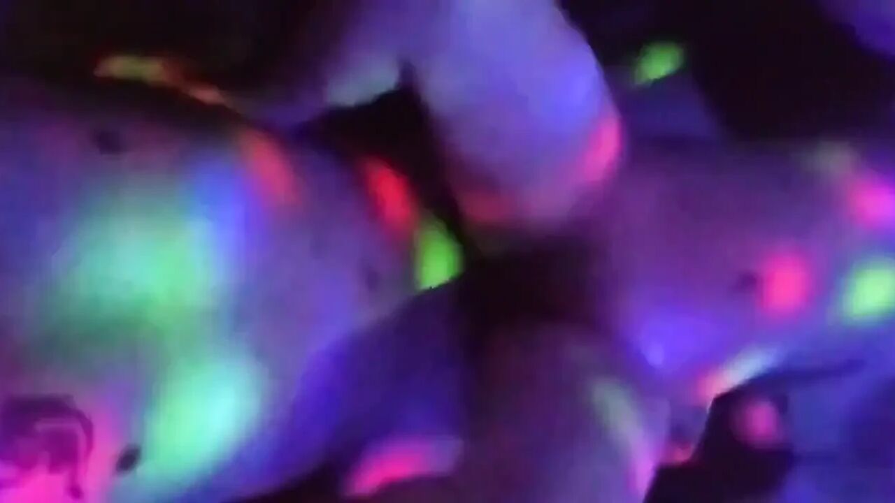 Multicolored Fuck. I Stick My Cock in My Unfaithful Comadre in the Middle of a Shower of Lights...