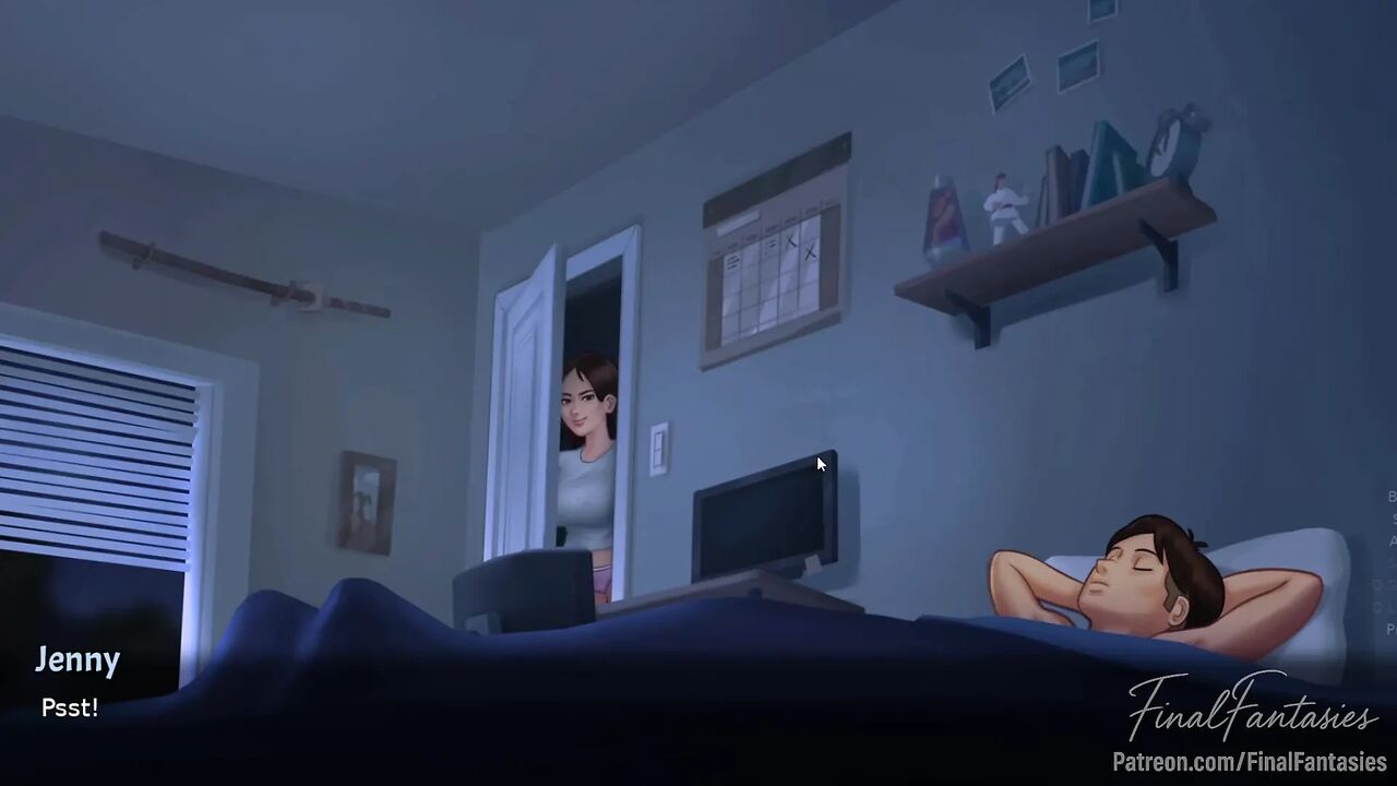 Lewd Game Featuring Jenny Sexiest Character Riding HUGE Cock