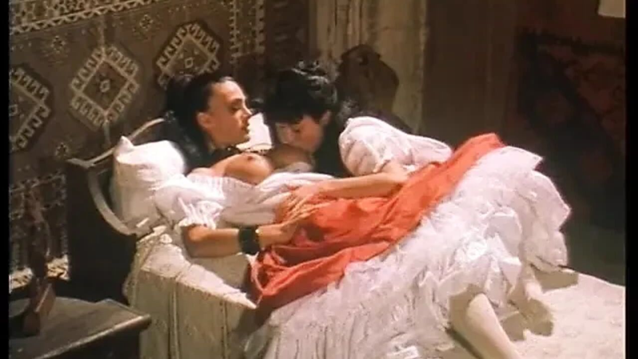 Two hot lesbians with big boobs licking