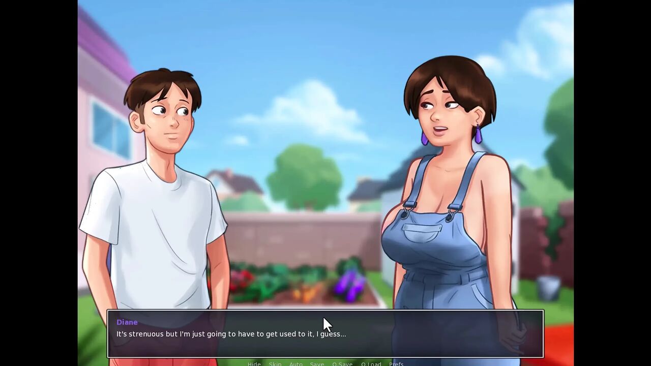 Summertime saga: I like to cum inside her.