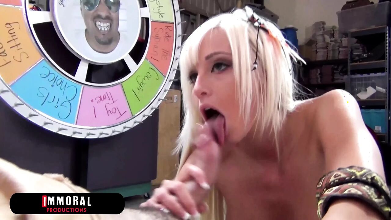 SKINNY SLUT W SUPER SIZE TITS RIKKI SIX THANKSGIVING DAY THREESOME PART 2 OF 2