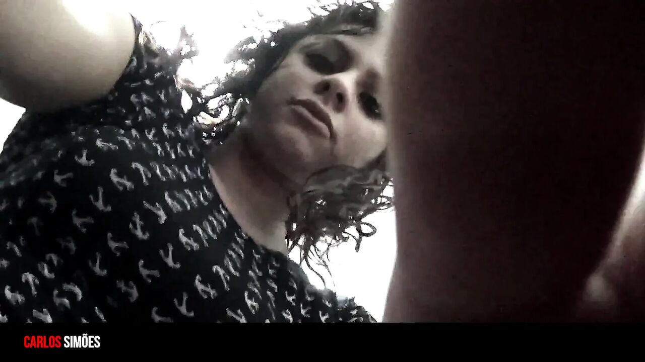 Want to Suck This Lollipop? Hot Brunette Shoving the Dildo in Her Ass