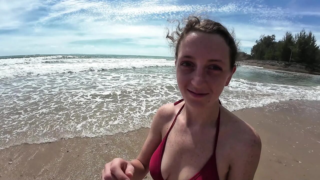 Relaxing Day at the Beach Then We Come Home and Fuck!