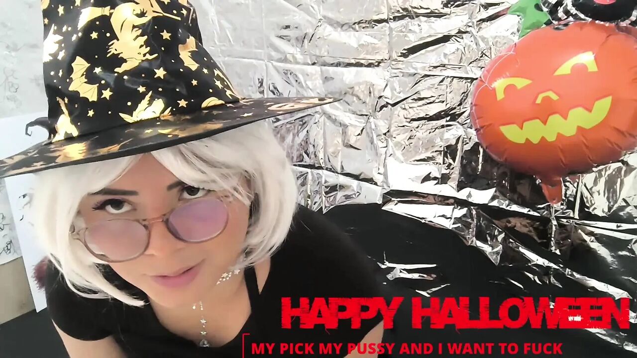 My Halloween is about to get even better!! I'm horny and waiting for my boyfriend to get up to some mischief.
