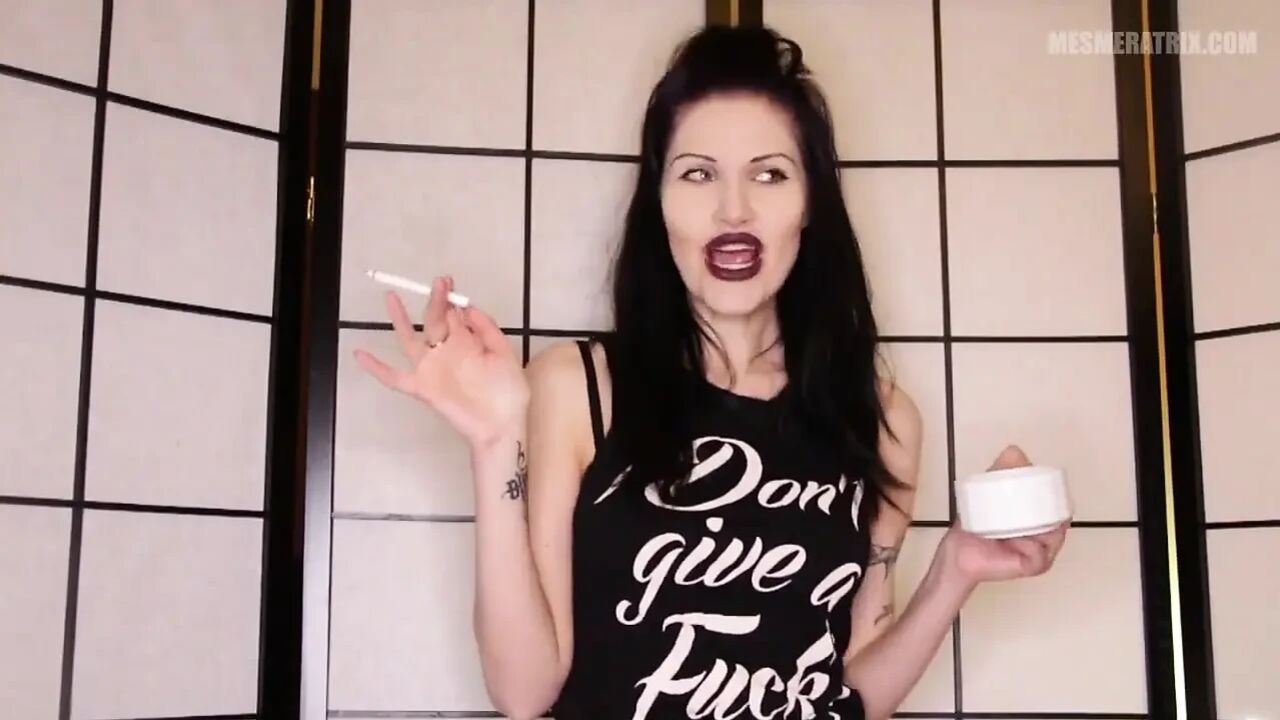 Smoking girlfriend...