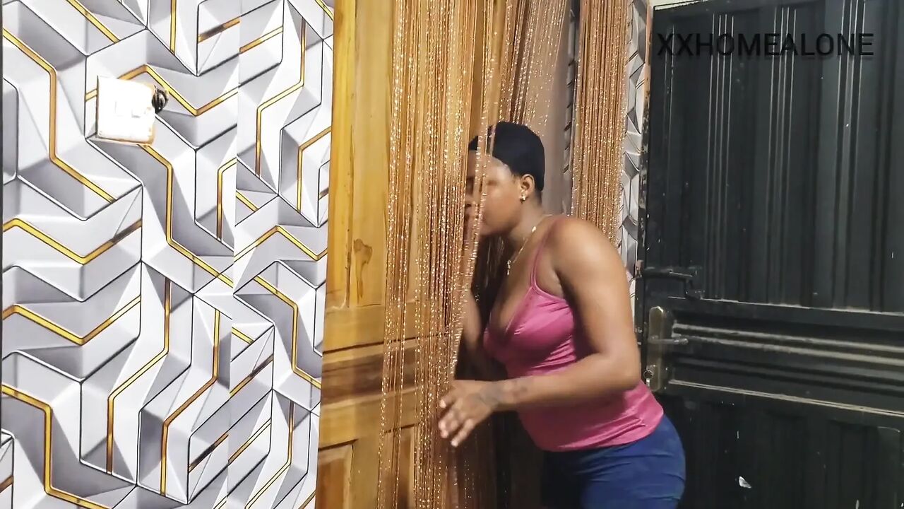 Home Alone African Black Lesbian Teens Enjoy Fucking Step Brother in FFM Threesome