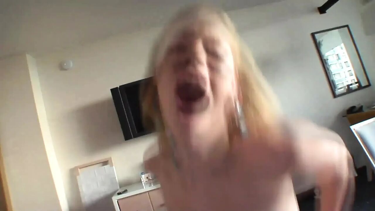 Blonde teen gets fucked by a big hard cock