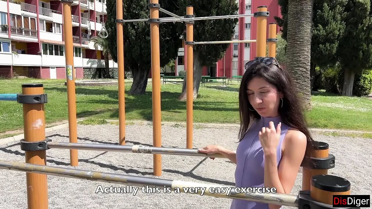 Cute Fitness Babe Shows Her Talents in Sports and Sex