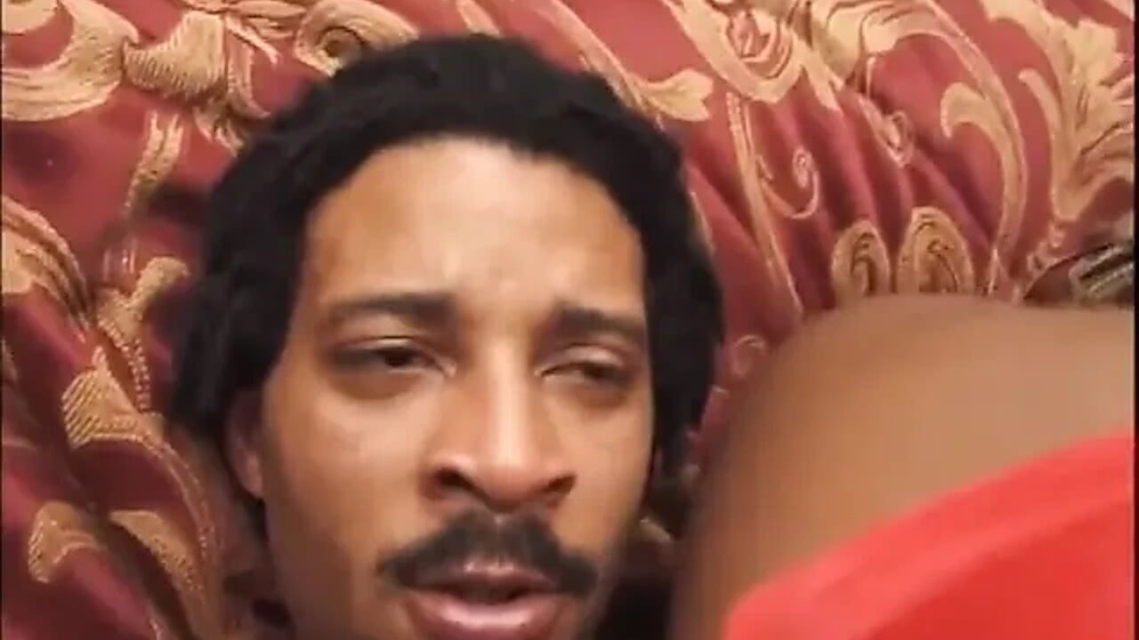 Sexy black milf on the big black penis