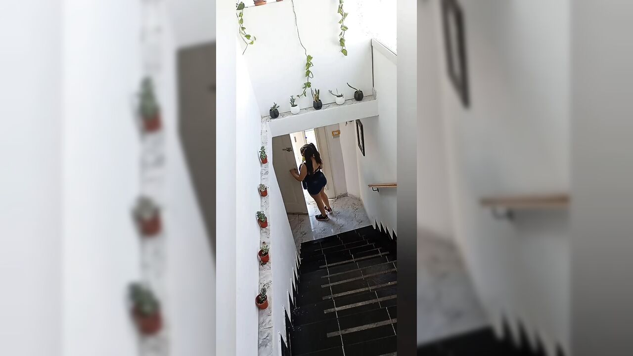 She very innocently knocked on a door to ask for candy, what she didn't know is that this stranger was going to fuck her