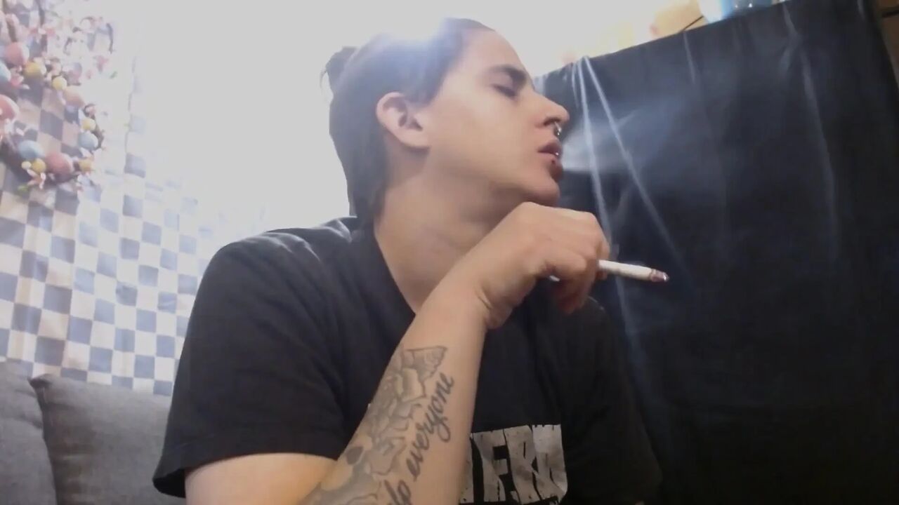 Lesbian Soft Dyke Smoking