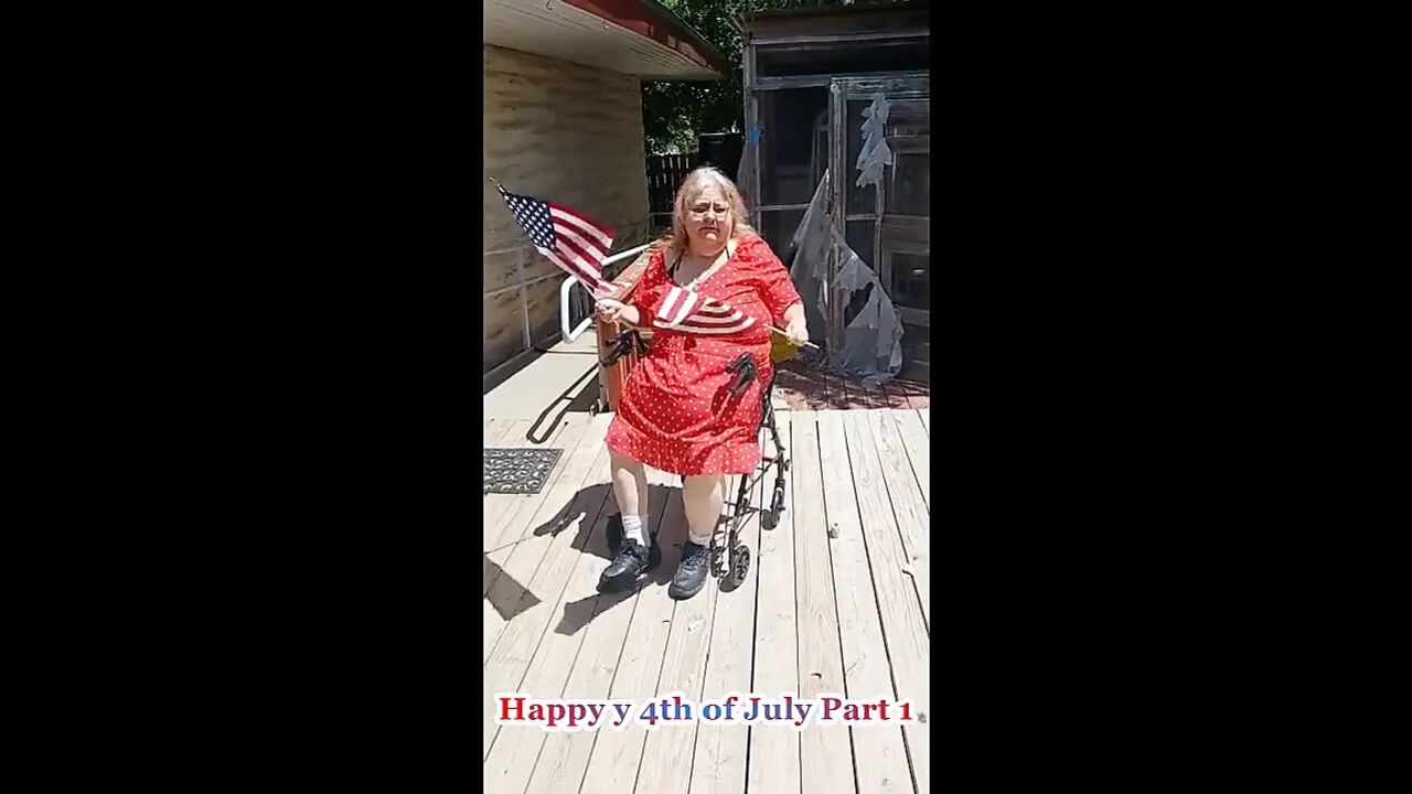 Happy Belated 4th of July Strip Tease Video