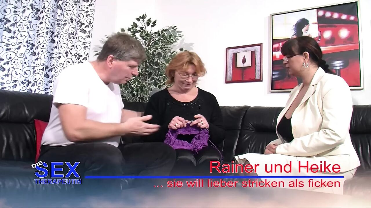 Mature German beauty shares dick with hot granny