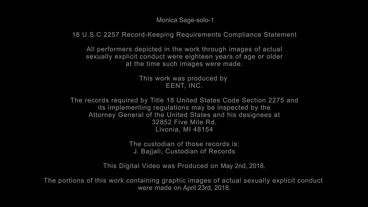 Monica Sage: Begging for phone sex