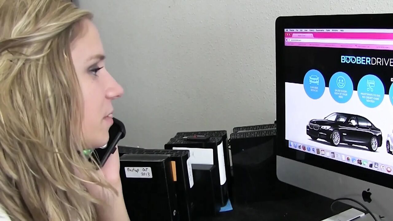 Rachel James Gets Loud As She Fucks Her Drivers Massive Cock!