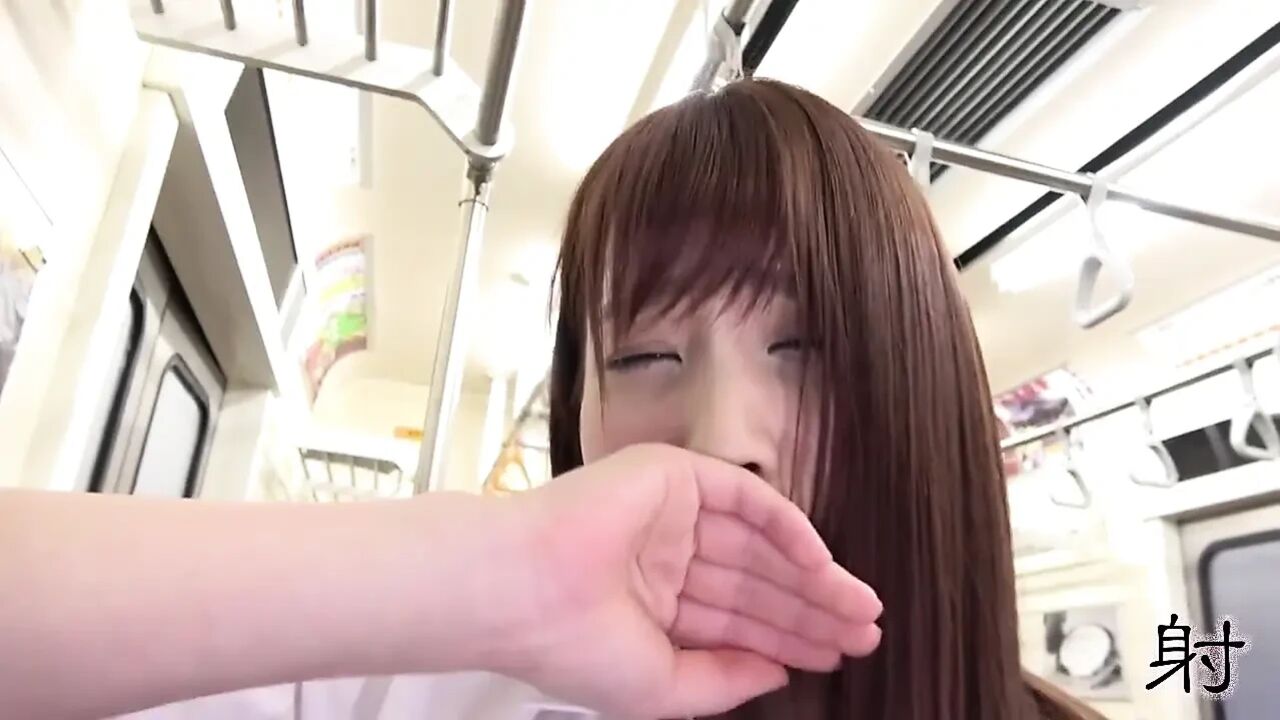 Slutty Asians blowjob in train