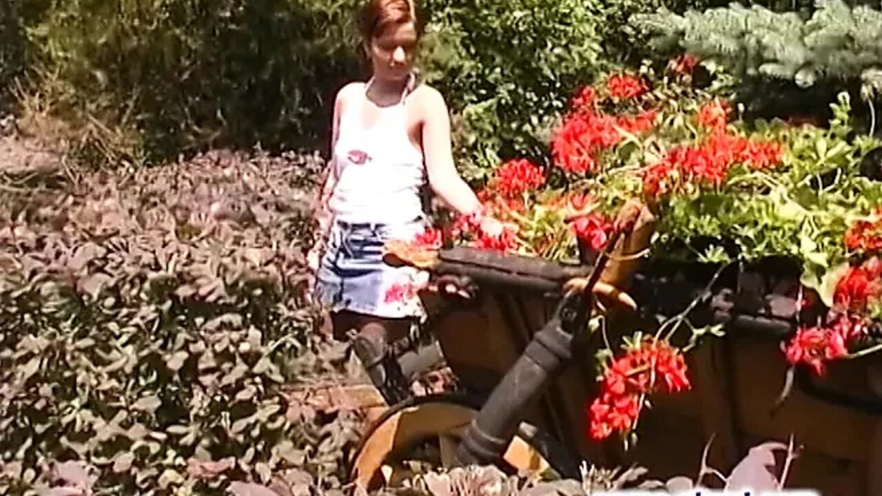 Solo girl outdoor