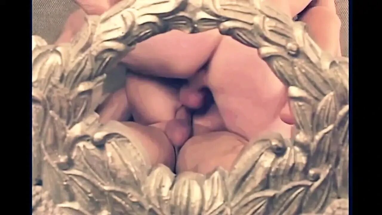 Skinny Mature Is Stuck in a Threesome