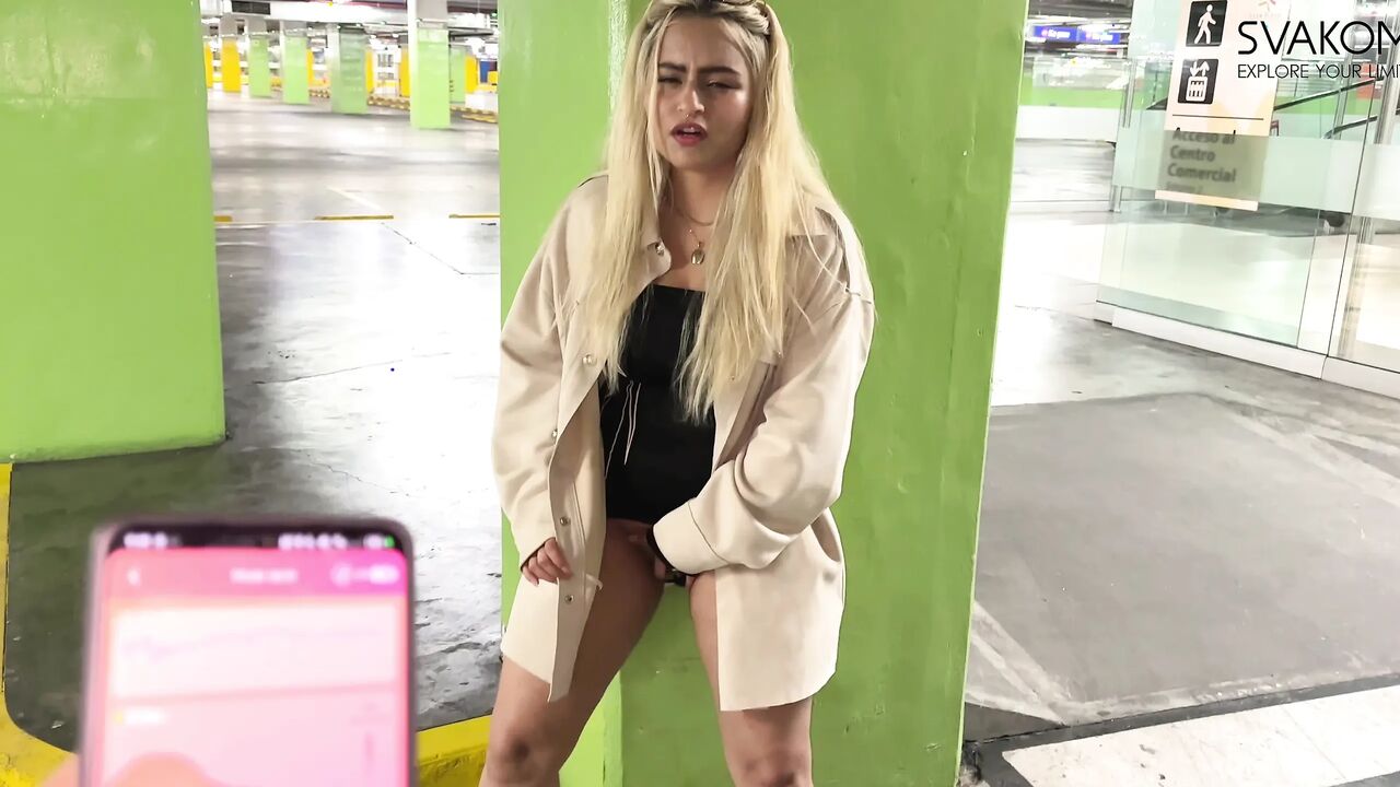 Anal & Let Them Control My Svakom Jordan Toy - Squirt in Parking Lot