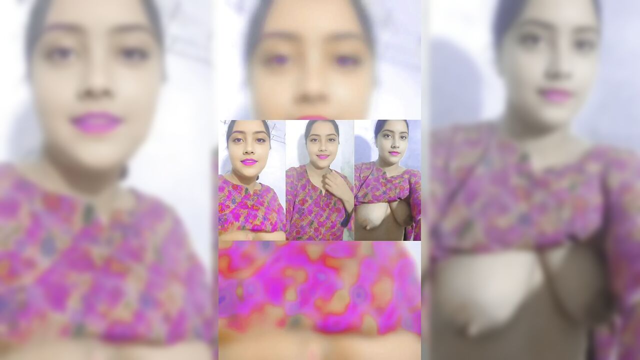 Desi beauty Girl Fingering on video call with Her lover, video call mms