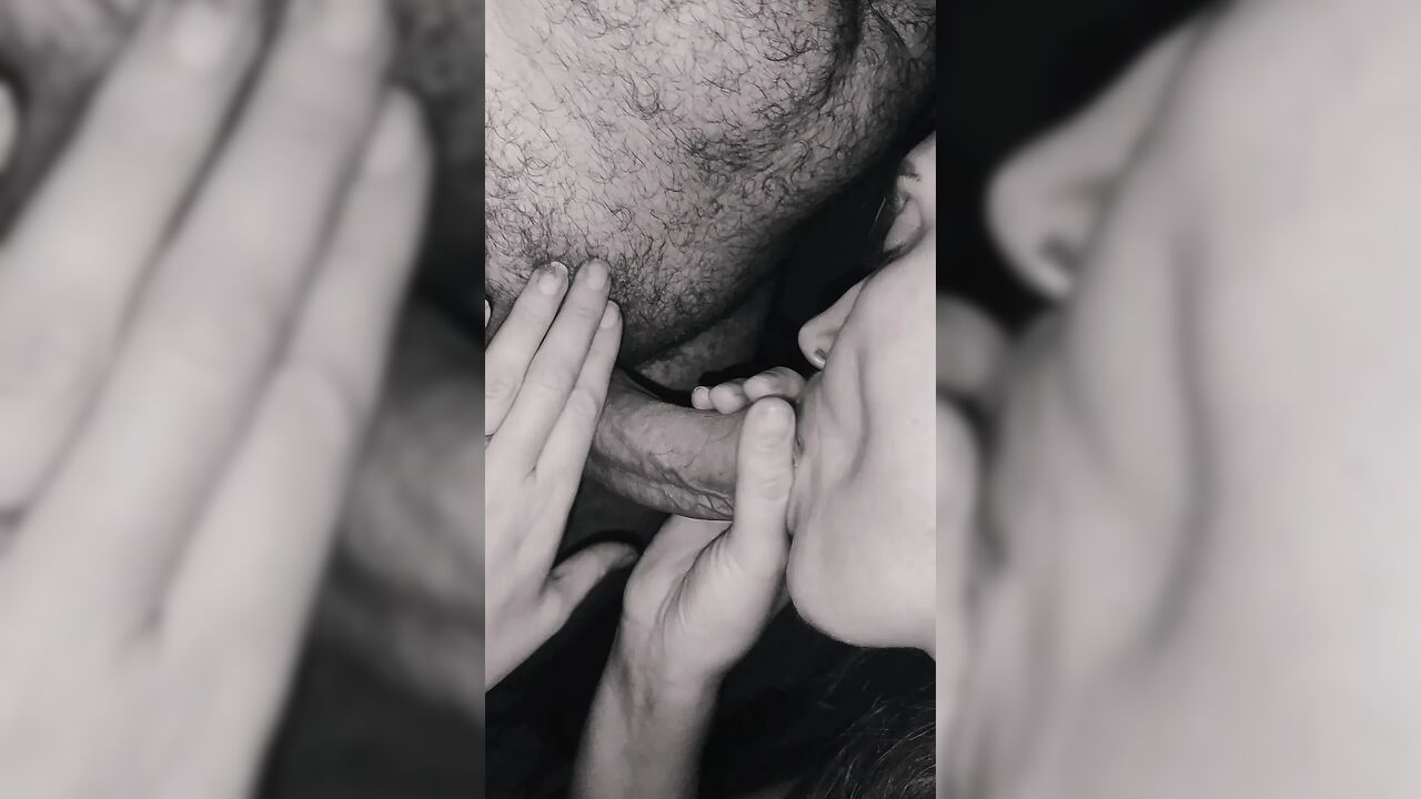 wife plays with my cock