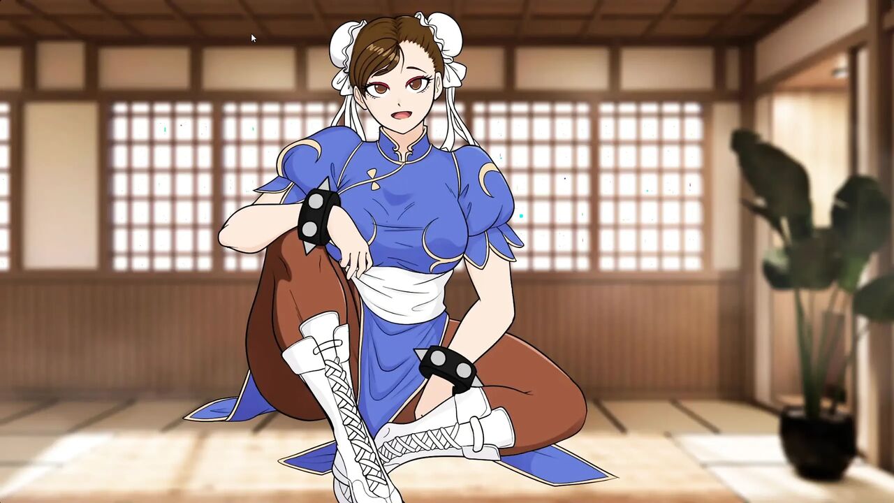 Cachipun With Waifu - Playing Rock, Paper, Scissors with Street Fighter Chun-Li Until You Fuck Her