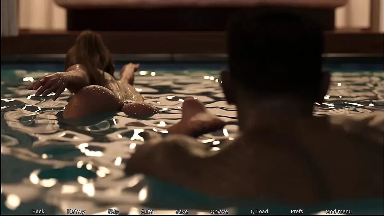 Inertia - got a blowjob in the swimming pool.
