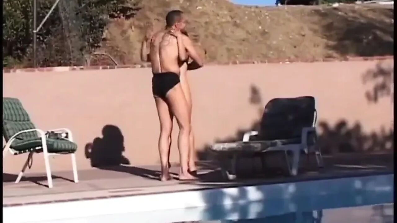 Sexy petite big ass fucking foursome in the garden (Full original movie)