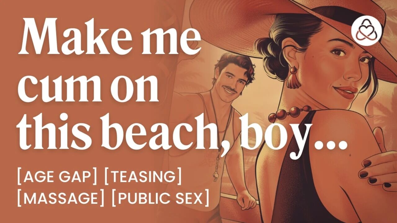Hot MILF Fucked by a Lifeguard on a Beach – Public Sex & Teasing - ASMR Audio Porn – Erotic Audio Roleplay for Women