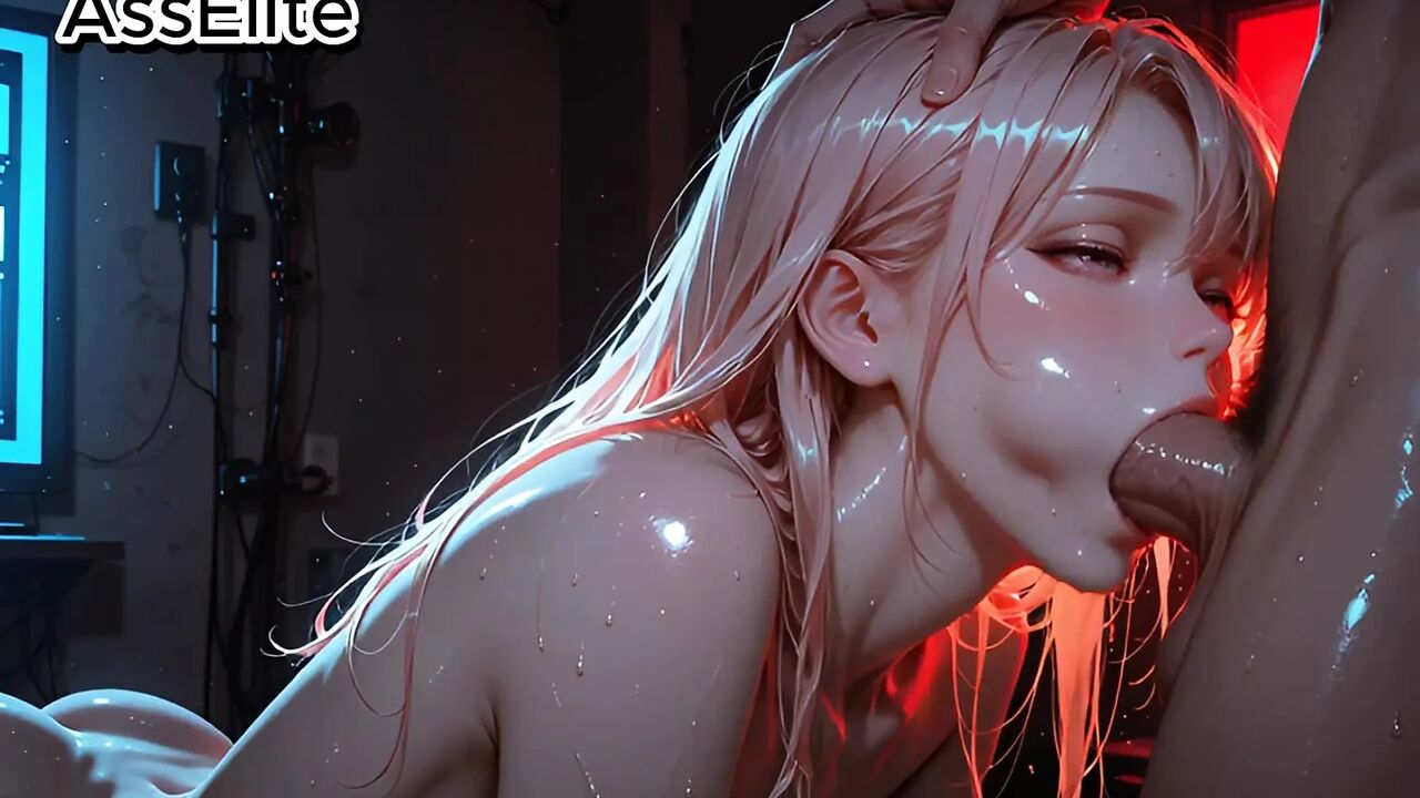 Secret Blowjob in the Streaming Room
