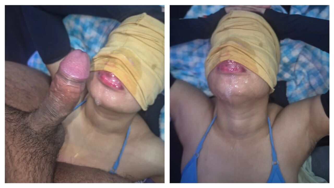 Best Deep Throat Blowjob By cute Stepsister and Cum in Mouth Swallowing Video Full HD
