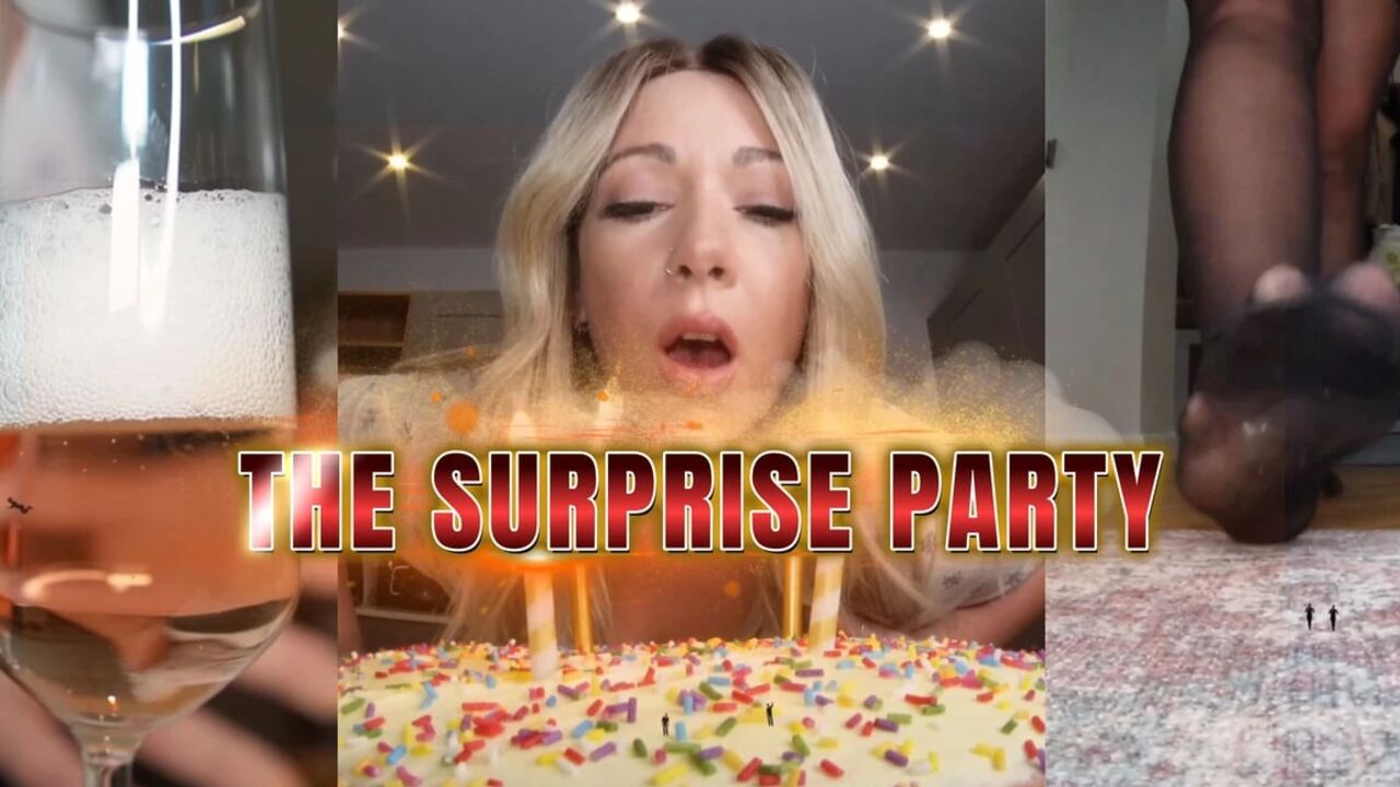 Giantess' Surprise Party